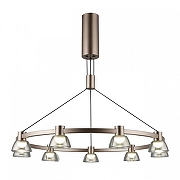 Люстра Aployt Rezeda APL.788.03.09 цвет плафона/подвески Серый, цвет арматуры Коричневый-1