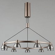 Люстра Aployt Rezeda APL.788.03.09 цвет плафона/подвески Серый, цвет арматуры Коричневый-2