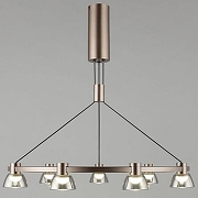 Люстра Aployt Rezeda APL.788.03.09 цвет плафона/подвески Серый, цвет арматуры Коричневый-3