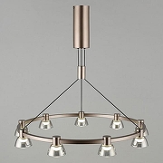 Люстра Aployt Rezeda APL.788.03.09 цвет плафона/подвески Серый, цвет арматуры Коричневый-4