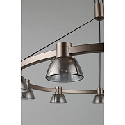 Люстра Aployt Rezeda APL.788.03.09 цвет плафона/подвески Серый, цвет арматуры Коричневый-10