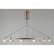 Люстра Aployt Rezeda APL.788.03.15 цвет плафона/подвески Серый, цвет арматуры Коричневый-3