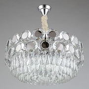 Люстра Aployt N1koul APL.832.13.12 цвет плафона/подвески Прозрачный, Хром, цвет арматуры Хром-9