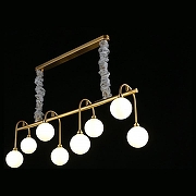 Люстра Aployt Elo1z APL.839.03.08 цвет плафона/подвески Белый, цвет арматуры Бронза-2