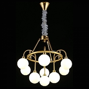 Люстра Aployt Elo1z APL.839.03.09 цвет плафона/подвески Белый, цвет арматуры Бронза-2