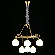 Люстра Aployt Elo1z APL.839.03.09 цвет плафона/подвески Белый, цвет арматуры Бронза-3