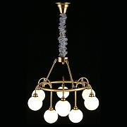 Люстра Aployt Elo1z APL.839.03.09 цвет плафона/подвески Белый, цвет арматуры Бронза-4