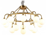 Люстра Aployt Elo1z APL.839.03.15 цвет плафона/подвески Белый, цвет арматуры Бронза