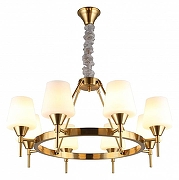 Люстра Aployt Lyus APL.840.03.08 цвет плафона/подвески Белый, цвет арматуры Бронза-1