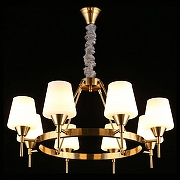 Люстра Aployt Lyus APL.840.03.08 цвет плафона/подвески Белый, цвет арматуры Бронза-2