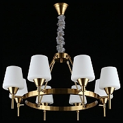 Люстра Aployt Lyus APL.840.03.08 цвет плафона/подвески Белый, цвет арматуры Бронза-3