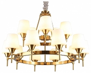 Люстра Aployt Lyus APL.840.03.15 цвет плафона/подвески Белый, цвет арматуры Бронза