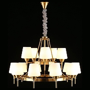 Люстра Aployt Lyus APL.840.03.15 цвет плафона/подвески Белый, цвет арматуры Бронза-4