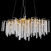 Люстра Aployt Paul1na APL.848.23.10 цвет плафона/подвески Прозрачный, цвет арматуры Золото