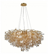 Люстра Aployt Rochell APL.850.03.10 цвет плафона/подвески Прозрачный, Оранжевый, цвет арматуры Золото-1