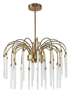 Люстра на штанге Aployt Dom1n1s1a APL.852.17.64 цвет плафона/подвески Белый, цвет арматуры Латунь