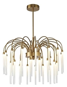 Люстра на штанге Aployt Dom1n1s1a APL.852.17.64 цвет плафона/подвески Белый, цвет арматуры Латунь-1