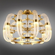 Люстра на штанге Aployt Solandzh APL.856.07.100 цвет плафона/подвески Латунь, цвет арматуры Латунь-1