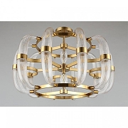 Люстра на штанге Aployt Solandzh APL.856.07.100 цвет плафона/подвески Латунь, цвет арматуры Латунь-2