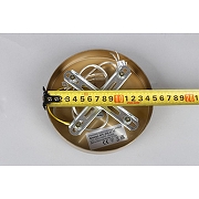 Люстра на штанге Aployt Solandzh APL.856.07.100 цвет плафона/подвески Латунь, цвет арматуры Латунь-8