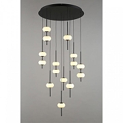 Люстра Aployt Celcia APL.863.03.45 цвет плафона/подвески Белый, цвет арматуры Черный-3