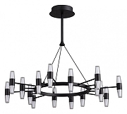 Люстра Aployt Bernadet APL.865.03.96 цвет плафона/подвески Прозрачный, цвет арматуры Черный
