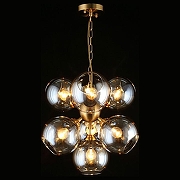 Люстра Aployt Greta APL.912.13.07 цвет плафона/подвески Коньячный, цвет арматуры Бронза-2