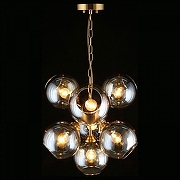 Люстра Aployt Greta APL.912.13.07 цвет плафона/подвески Коньячный, цвет арматуры Бронза-3