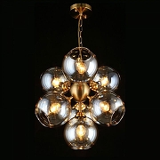 Люстра Aployt Greta APL.912.13.07 цвет плафона/подвески Коньячный, цвет арматуры Бронза-4