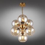 Люстра Aployt Greta APL.912.13.07 цвет плафона/подвески Коньячный, цвет арматуры Бронза-14