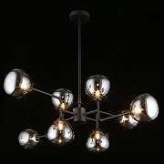 Люстра на штанге Aployt Roser APL.913.07.08 цвет плафона/подвески Светло-серый, цвет арматуры Черный-2