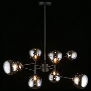 Люстра на штанге Aployt Roser APL.913.07.08 цвет плафона/подвески Светло-серый, цвет арматуры Черный-4