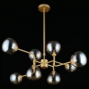 Люстра на штанге Aployt Roser APL.913.17.08 цвет плафона/подвески Коньячный, цвет арматуры Золото-4