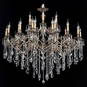 Люстра Lucia Tucci Barletta BARLETTA 122.16.8.6 antique цвет плафона/подвески Прозрачный, цвет арматуры Бронза