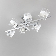Люстра Citilux Вирта CL139260 цвет плафона/подвески Белый, Прозрачный, цвет арматуры Серебро-1