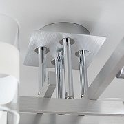 Люстра Citilux Вирта CL139260 цвет плафона/подвески Белый, Прозрачный, цвет арматуры Серебро-9