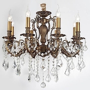 Люстра Lucia Tucci Barletta BARLETTA 122.8 antique цвет плафона/подвески Прозрачный, цвет арматуры Бронза