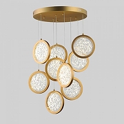 Люстра Imperiumloft Мун lighting collection D50 CAMEO01 цвет плафона/подвески Золото, цвет арматуры Золото