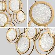 Люстра Imperiumloft Мун lighting collection D50 CAMEO01 цвет плафона/подвески Золото, цвет арматуры Золото-1