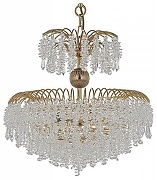 Люстра Arti Lampadari Bronte Gold Bronte E 1.5.60.106 G цвет плафона/подвески Прозрачный, цвет арматуры Золото