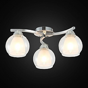 Люстра Citilux Кристи CL152137 цвет плафона/подвески Белый, Прозрачный, цвет арматуры Хром-5