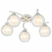 Люстра Citilux Кристи CL152150 цвет плафона/подвески Белый, Прозрачный, цвет арматуры Белый