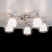 Люстра Citilux Кристи CL152157 цвет плафона/подвески Белый, Прозрачный, цвет арматуры Хром-4