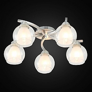 Люстра Citilux Кристи CL152157 цвет плафона/подвески Белый, Прозрачный, цвет арматуры Хром-6