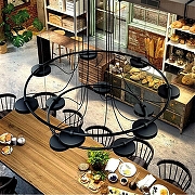 Люстра Imperiumloft CARY CARY01 цвет плафона/подвески Черный, цвет арматуры Черный-3