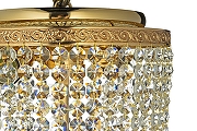 Люстра Arti Lampadari Castellana Castellana E 1.2.25.501 G цвет плафона/подвески Прозрачный, цвет арматуры Золото-4