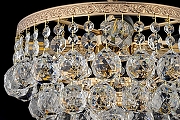 Люстра на штанге Arti Lampadari Castellana Castellana E 1.3.30.501 G цвет плафона/подвески Прозрачный, цвет арматуры Золото-4