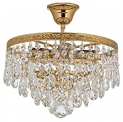 Люстра на штанге Arti Lampadari Castellana Gold Castellana E 1.3.30.608 G цвет плафона/подвески Прозрачный, цвет арматуры Золото