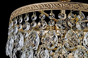 Люстра на штанге Arti Lampadari Castellana Gold Castellana E 1.3.30.608 G цвет плафона/подвески Прозрачный, цвет арматуры Золото-2