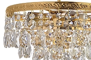 Люстра на штанге Arti Lampadari Castellana Gold Castellana E 1.3.30.608 G цвет плафона/подвески Прозрачный, цвет арматуры Золото-3